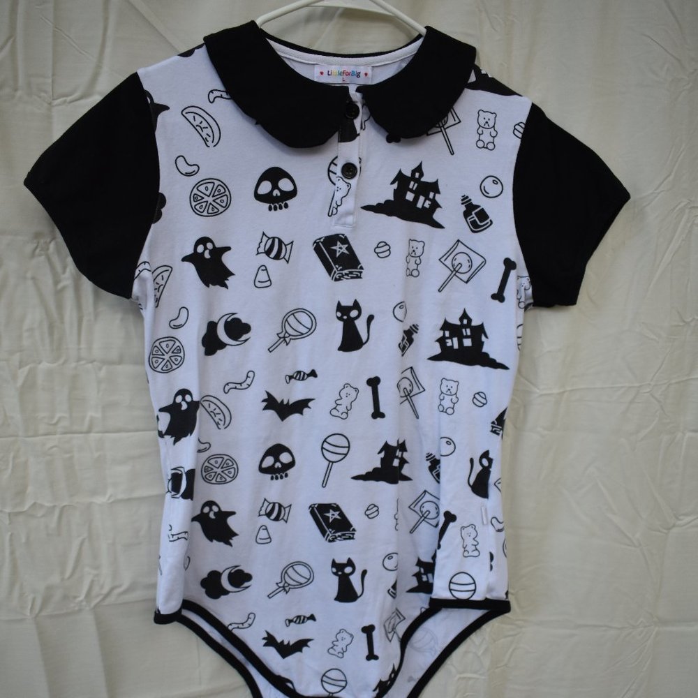 Gothic adult onsie/body suit